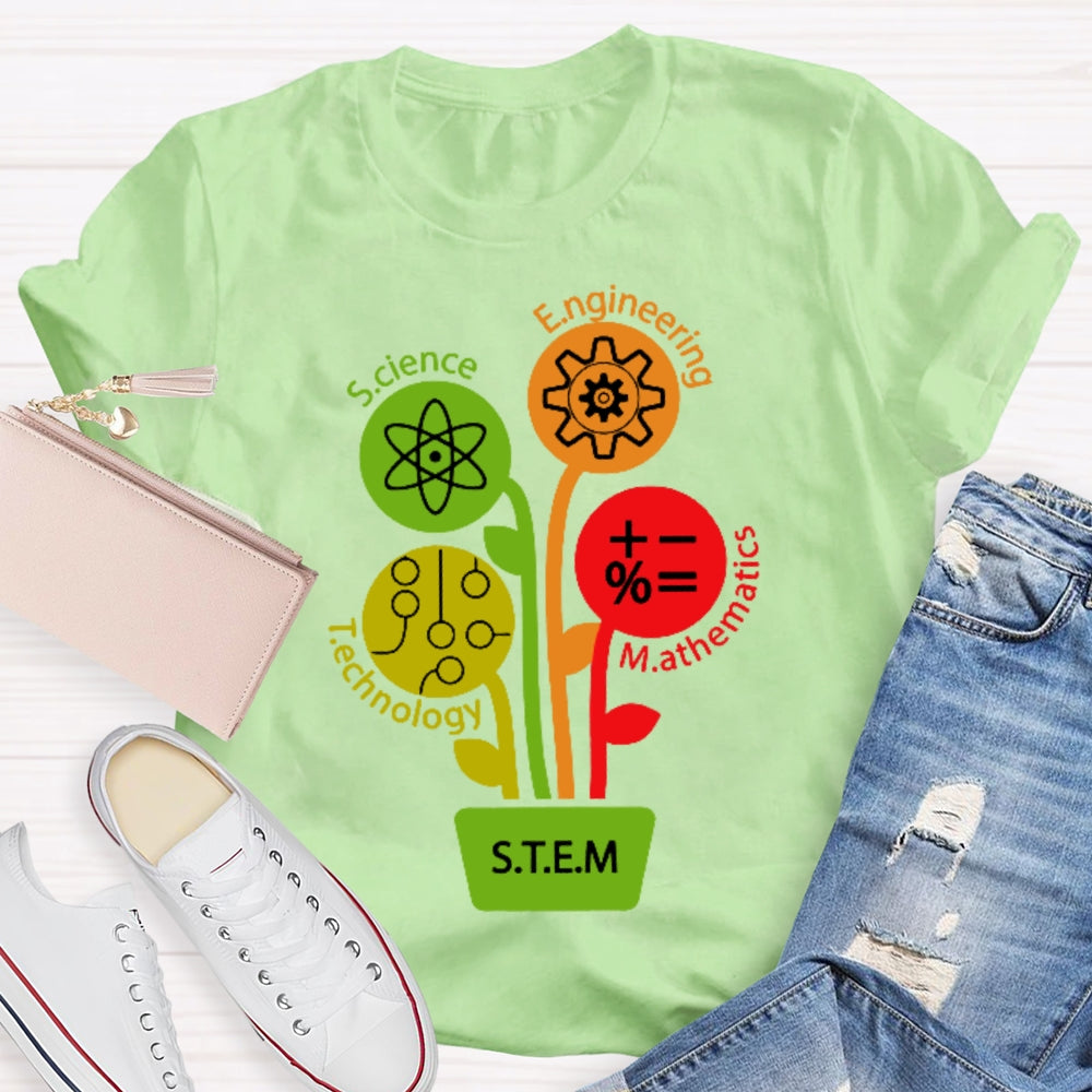 STEM Science Technology Engineering Math Teacher Gift T-shirt