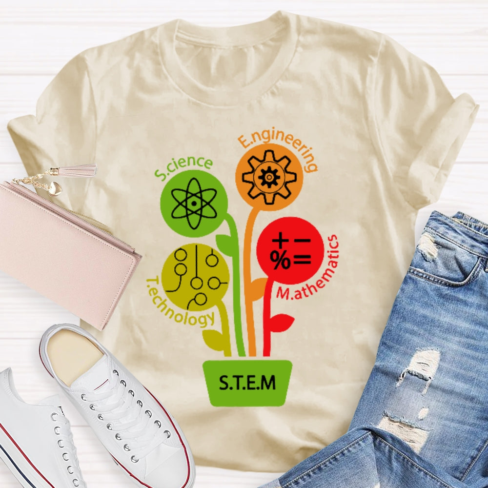 STEM Science Technology Engineering Math Teacher Gift T-shirt