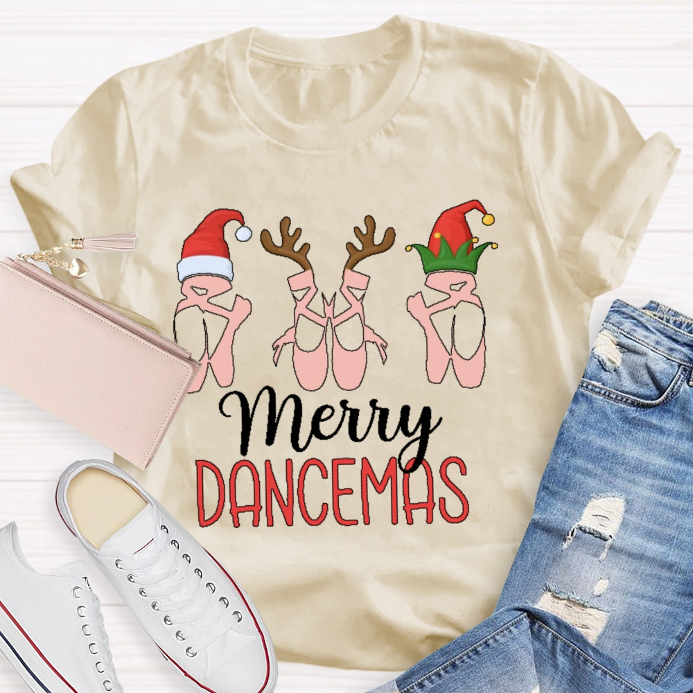 Merry Dancemas Ballerina Ballet Dancer T-shirt