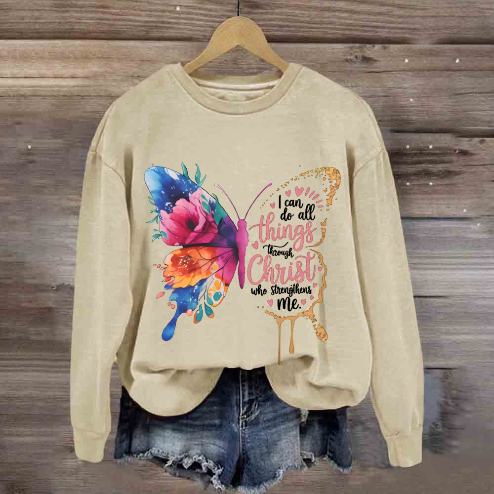I Can Do All Things Through Christ Who Strengthens Me sweatshirt
