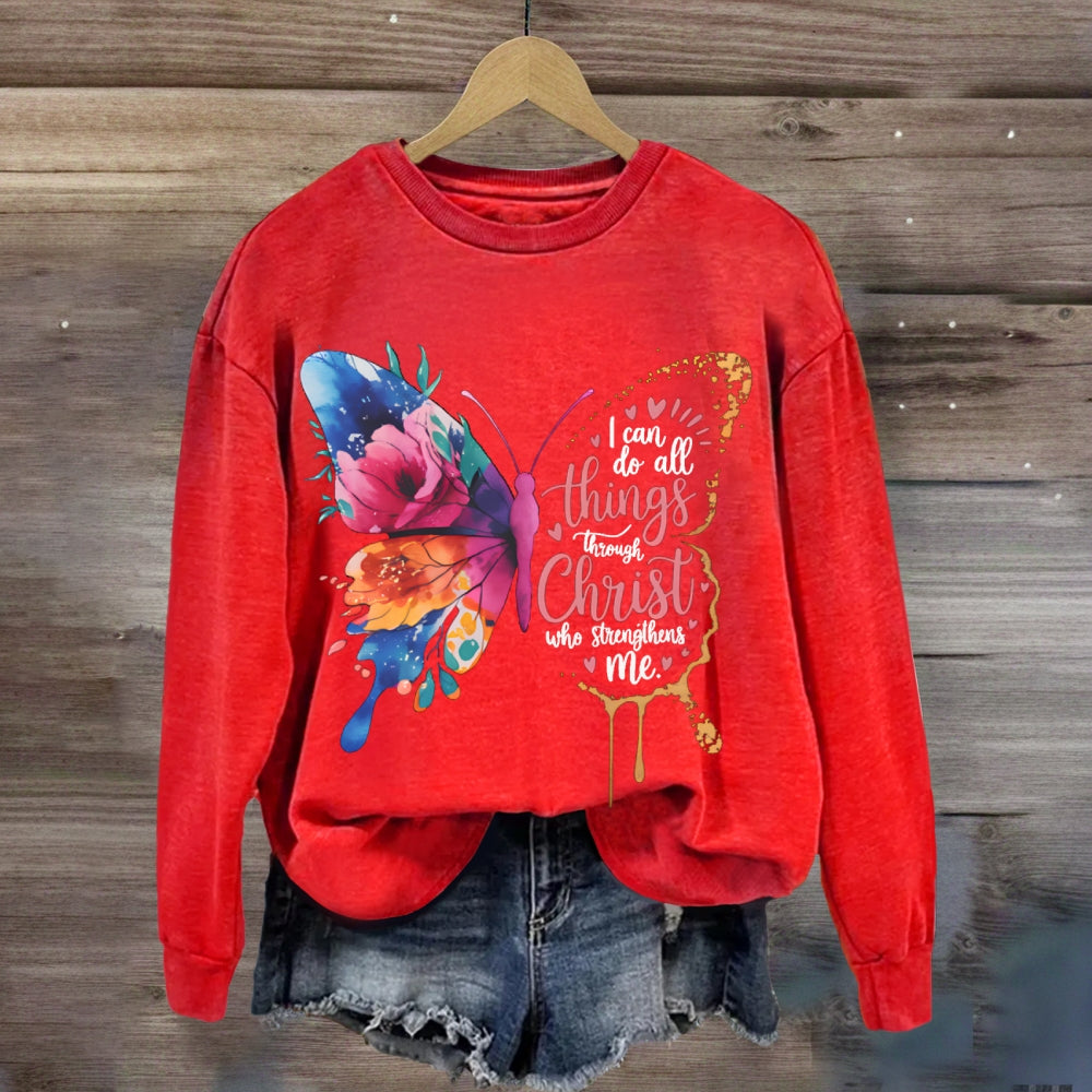 I Can Do All Things Through Christ Who Strengthens Me sweatshirt