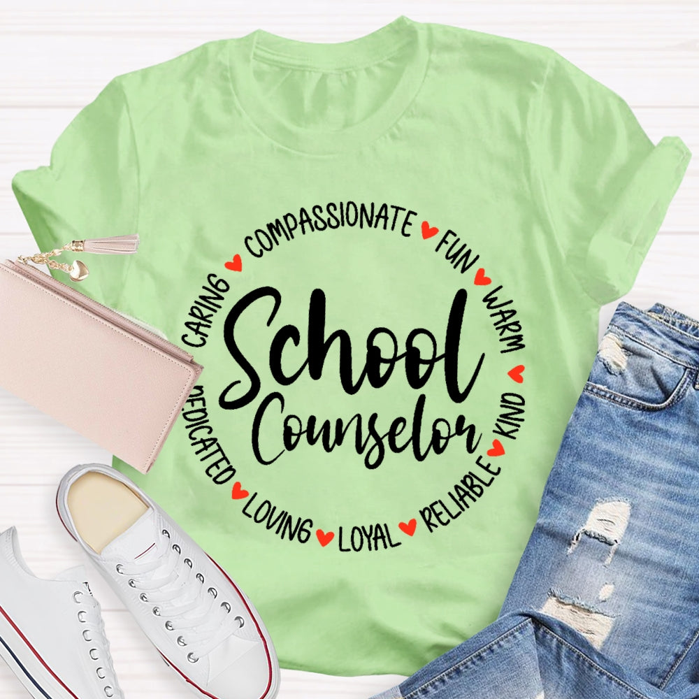 School Counselor  Love T-shirt