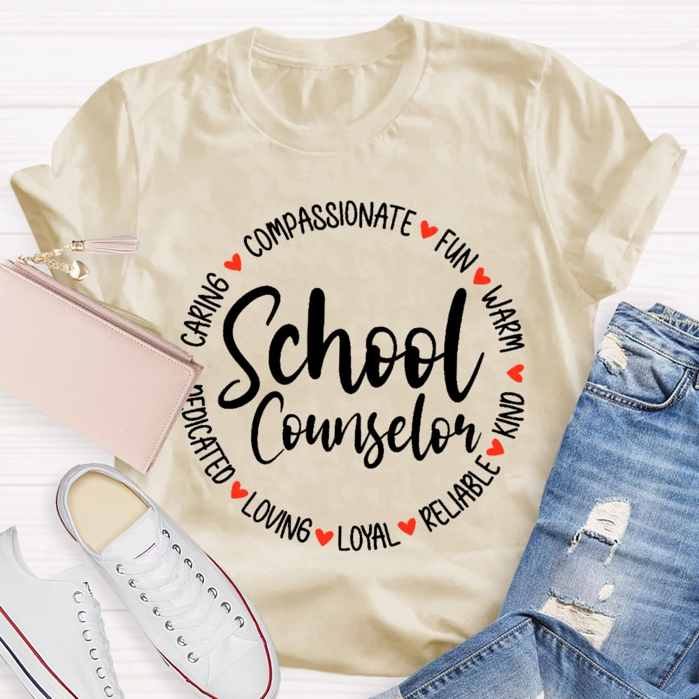 School Counselor  Love T-shirt