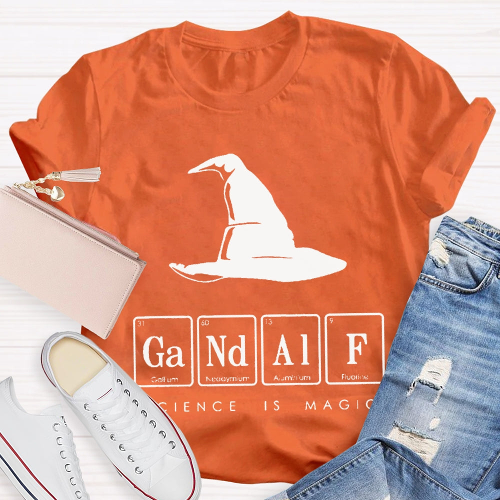Science Is Magic Science Teacher T-shirt