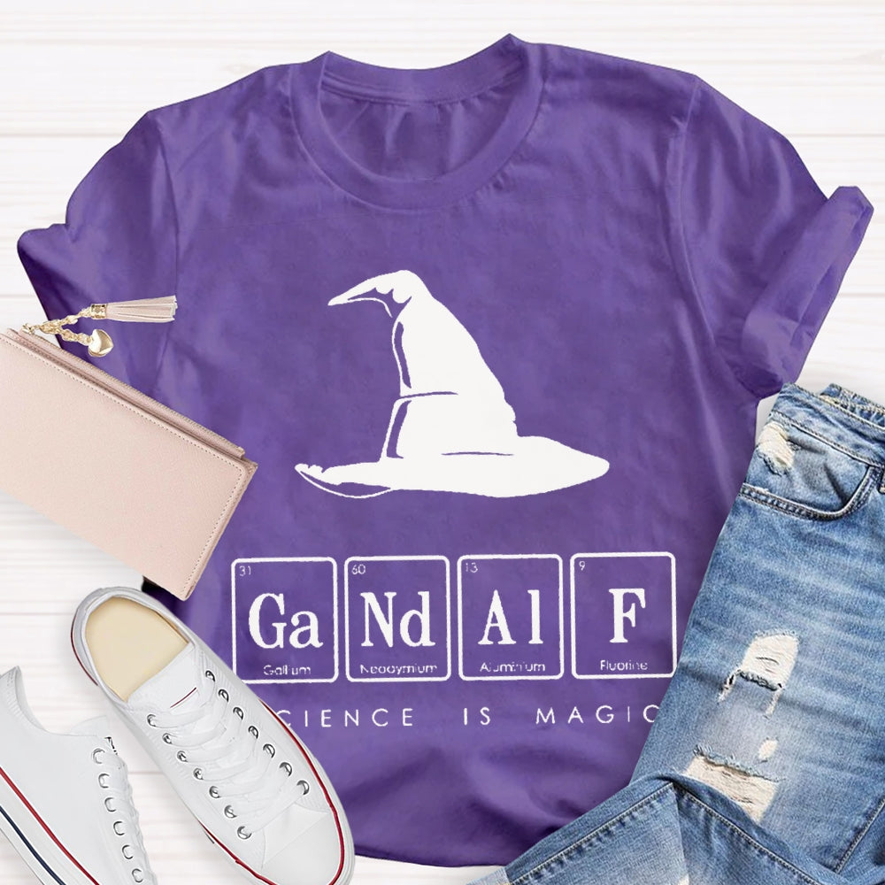 Science Is Magic Science Teacher T-shirt