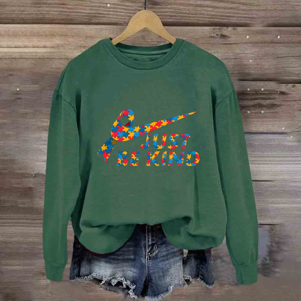 Just Be Kind Color Puzzle Sweatshirt