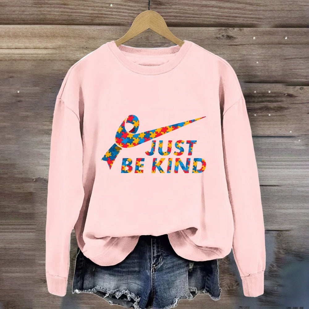 Just Be Kind Color Puzzle Sweatshirt