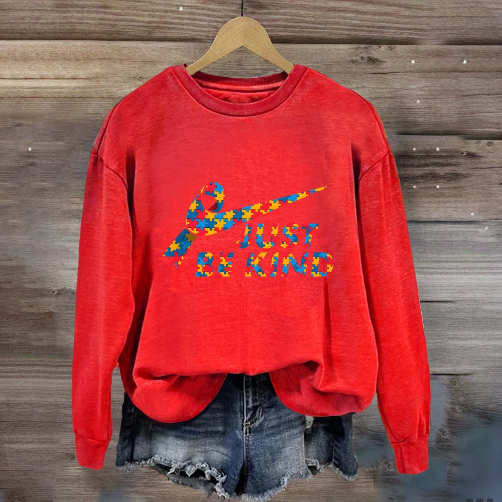 Just Be Kind Color Puzzle Sweatshirt