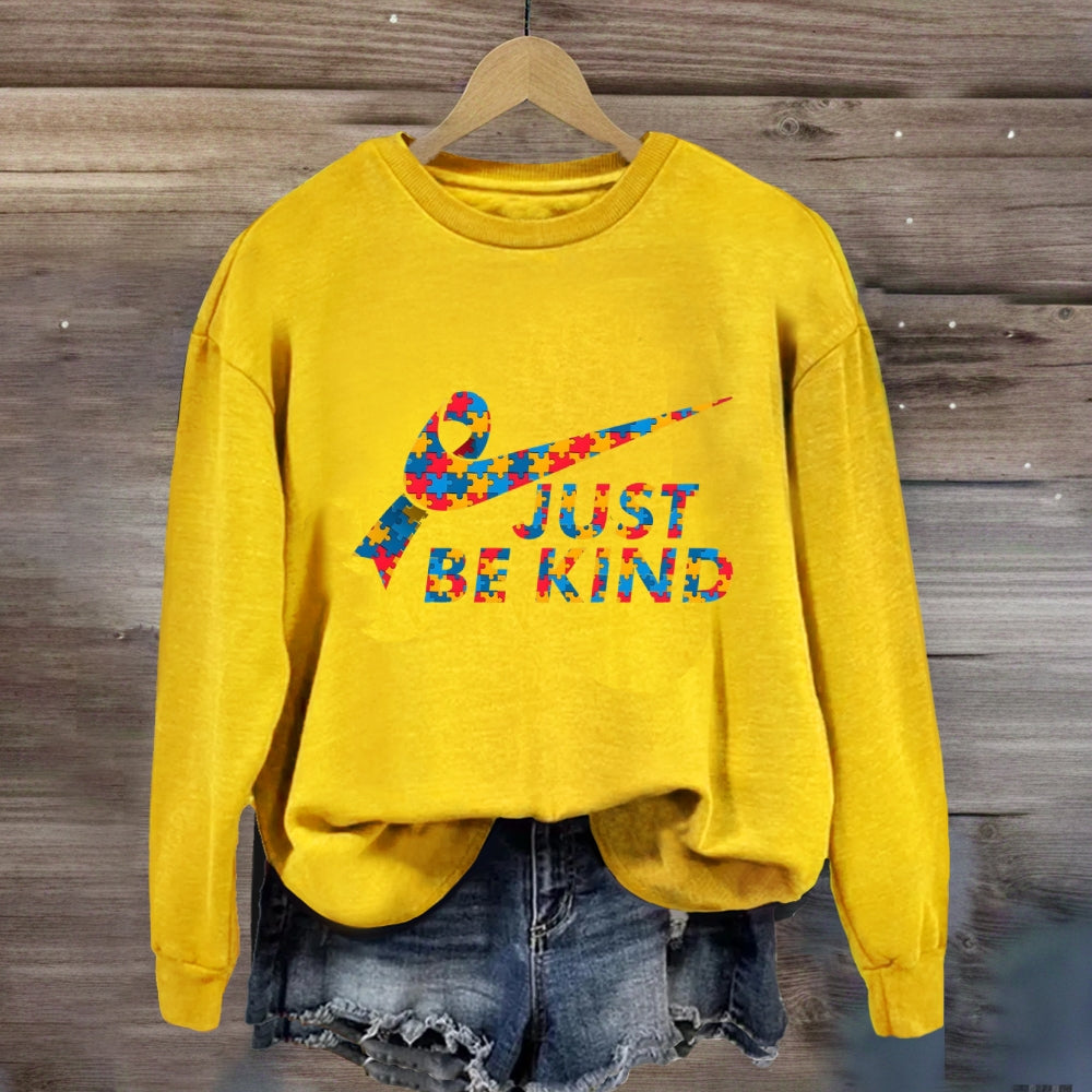Just Be Kind Color Puzzle Sweatshirt