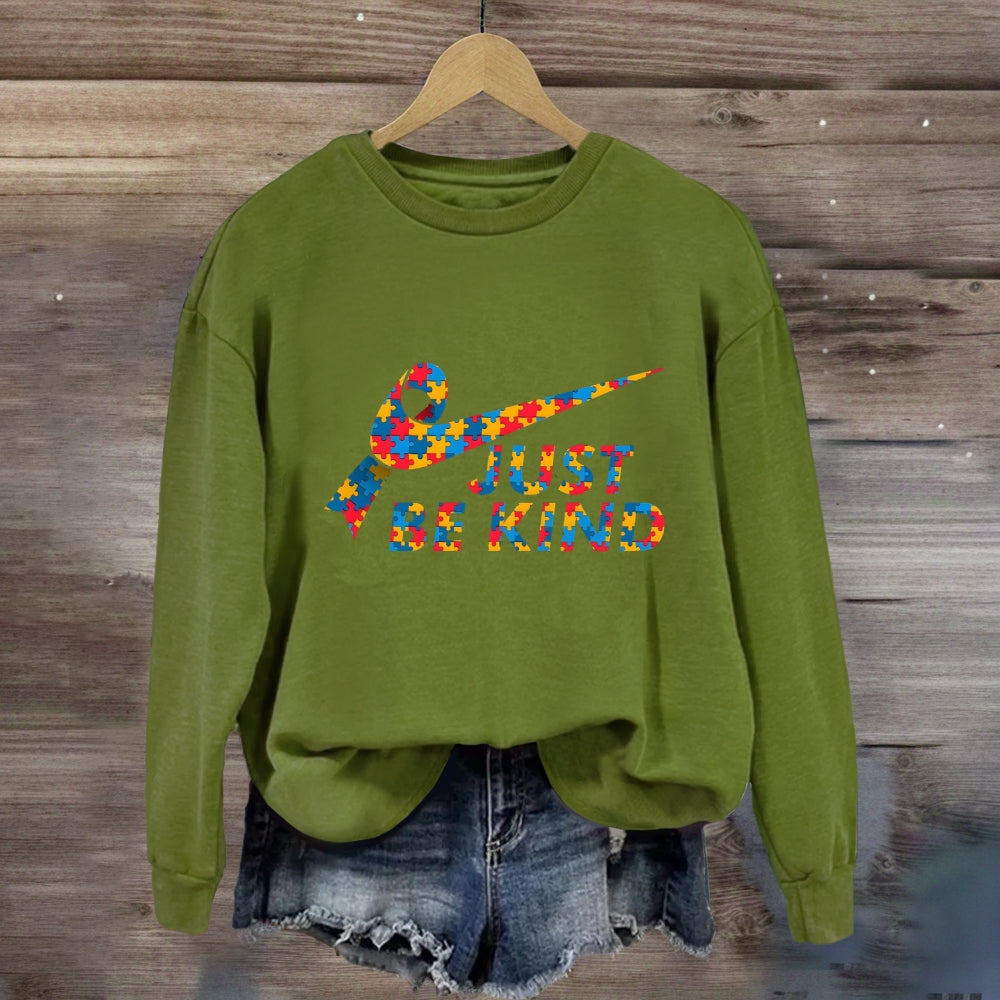 Just Be Kind Color Puzzle Sweatshirt