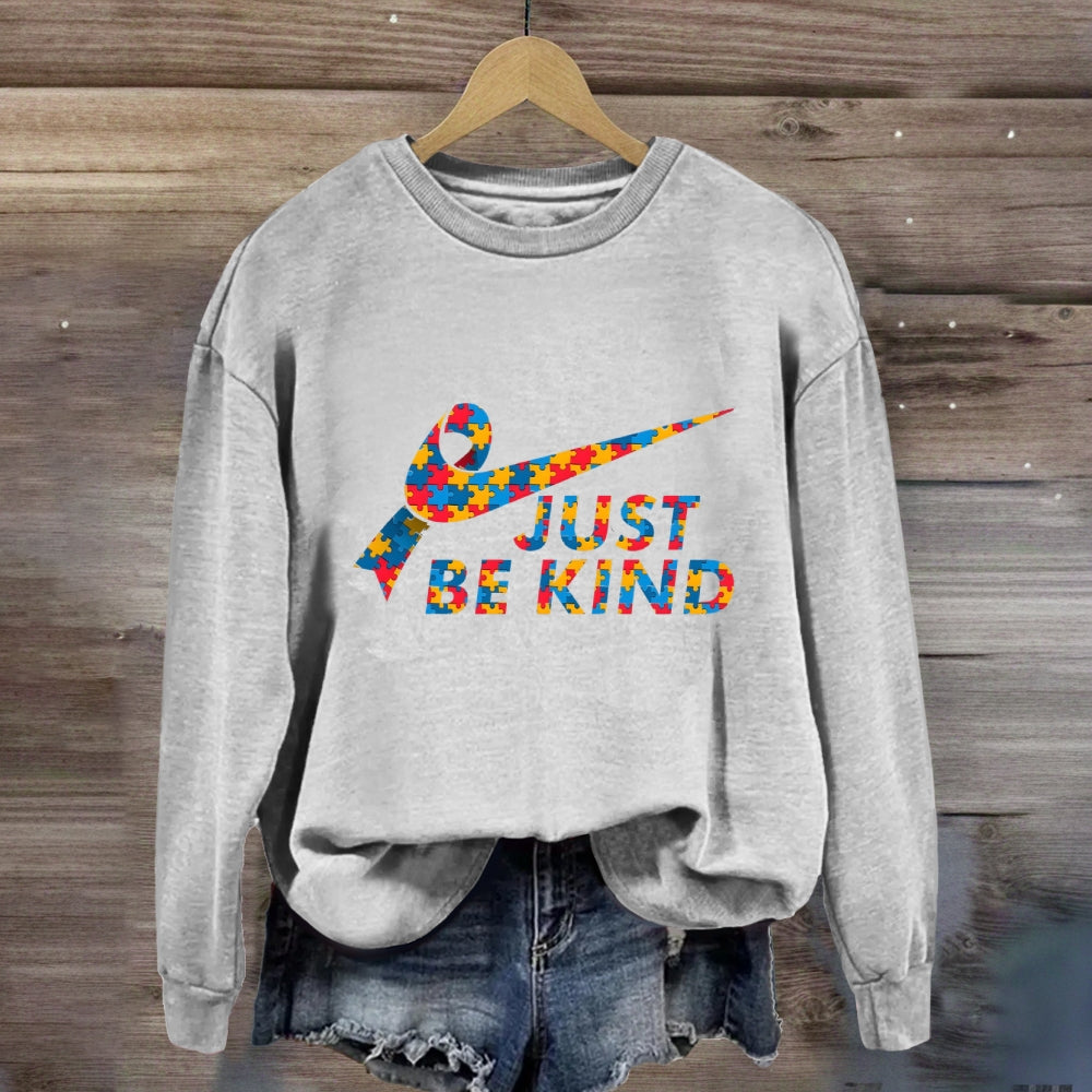 Just Be Kind Color Puzzle Sweatshirt