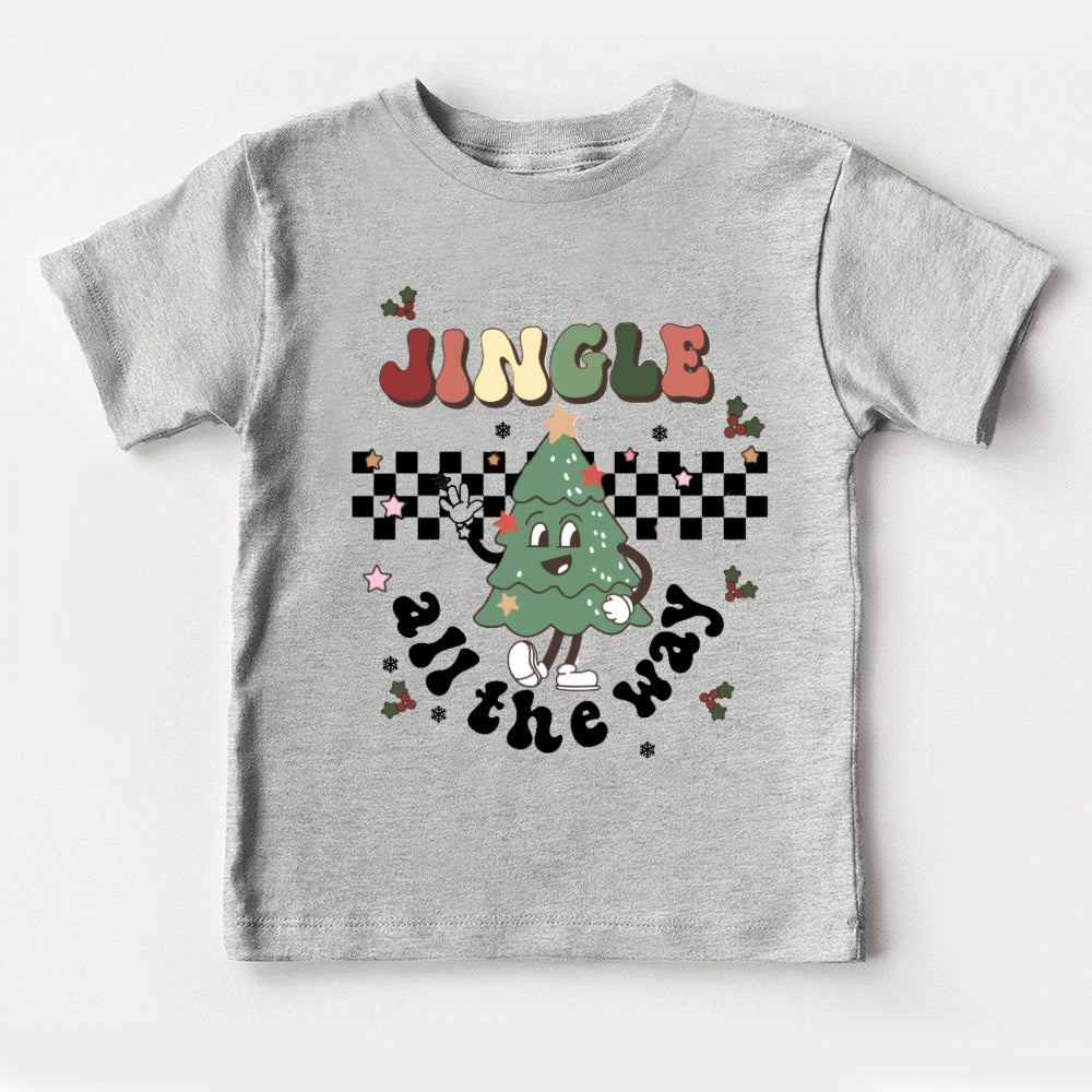 Personalized Name All The Way Christmas Toddler T-shirts