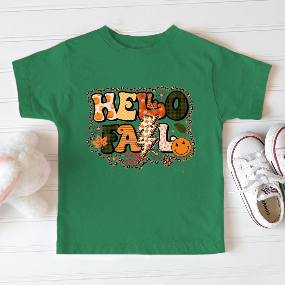 Hello Fall Toddler T-shirts