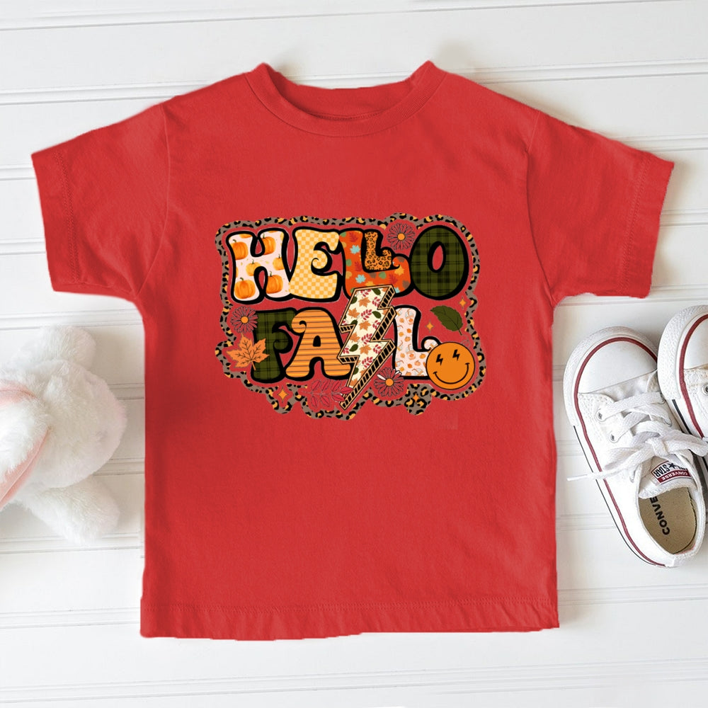 Hello Fall Toddler T-shirts