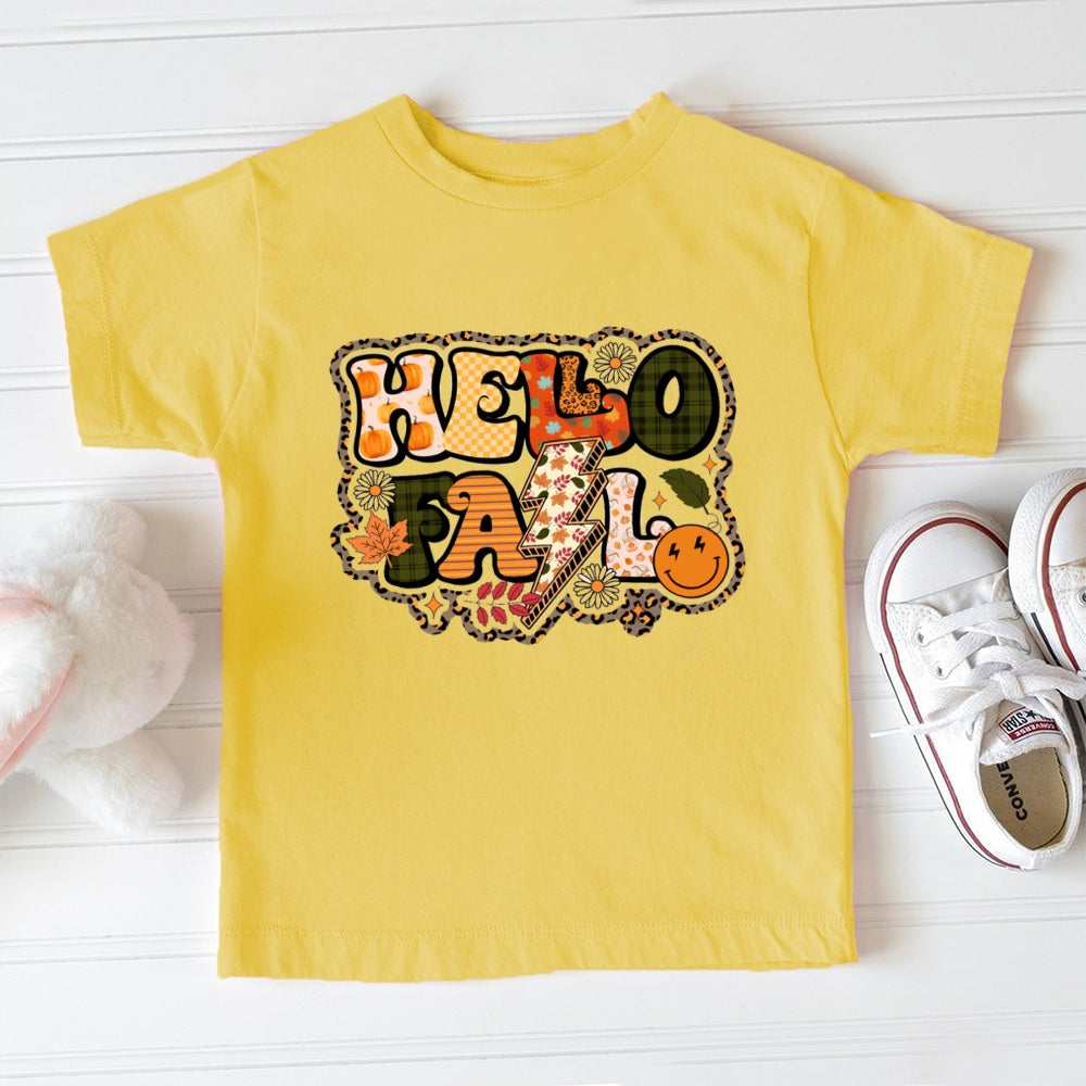 Hello Fall  Toddler T-shirts