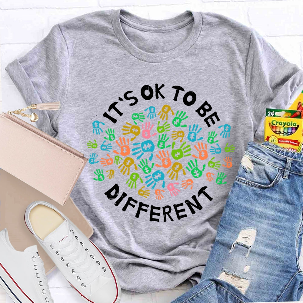 Autism Awareness It's Ok To Be Different T-shirt