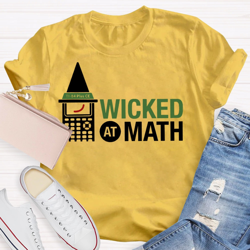 Wicked At Math T-shirt