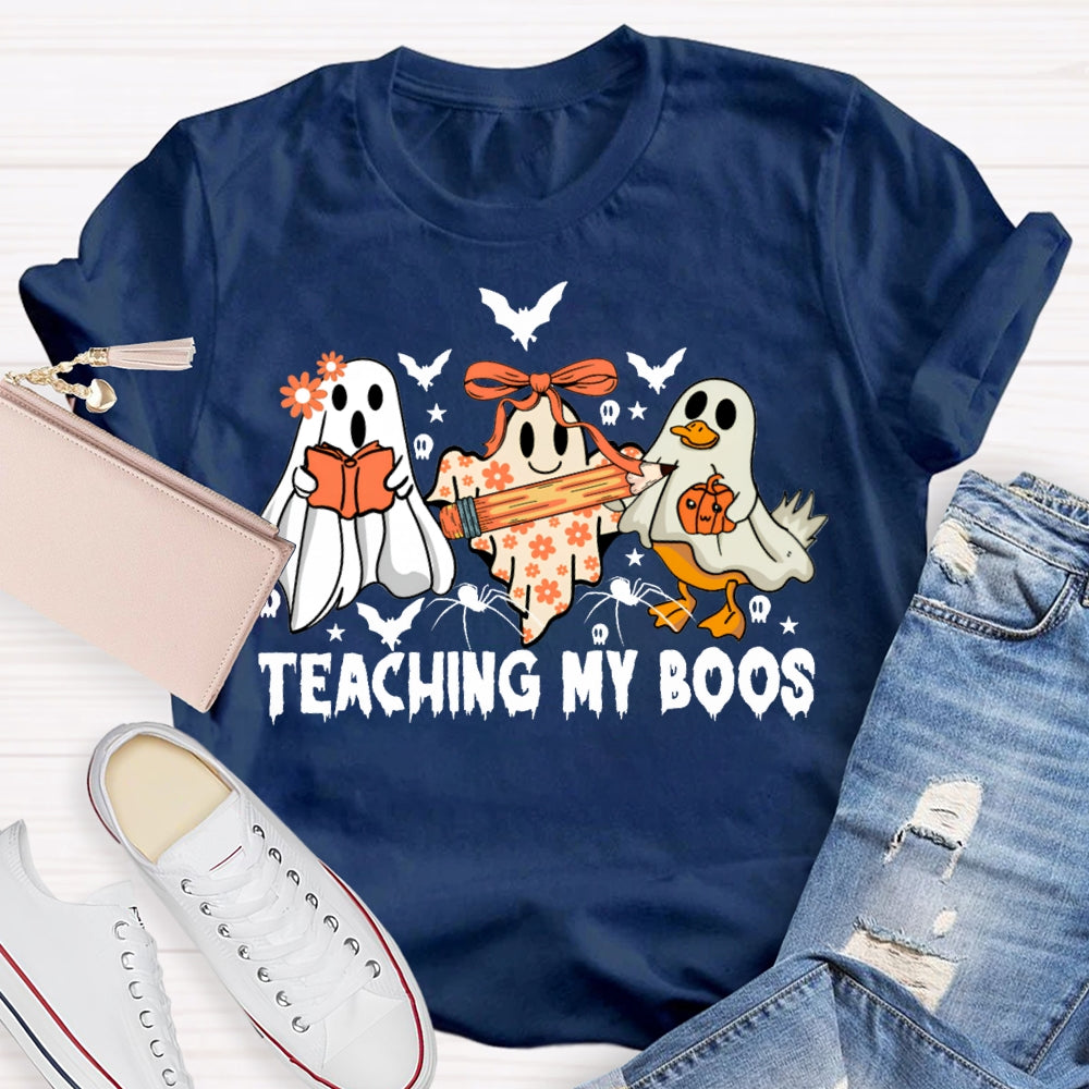 Teaching My Boos Ghosts And Bats Halloween T-shirt