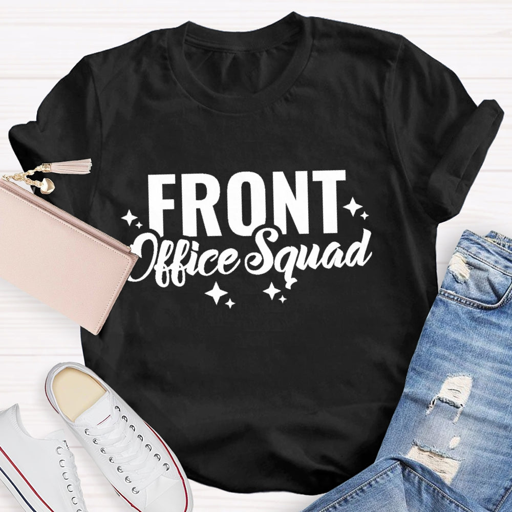 Front Office Squad Letters T-shirt