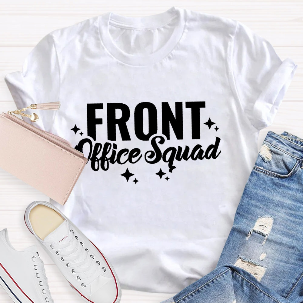 Front Office Squad Letters T-shirt