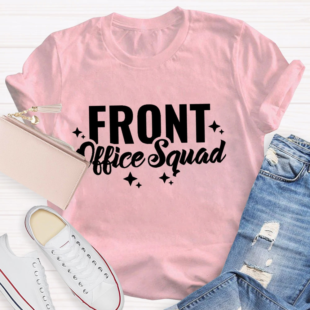 Front Office Squad Letters T-shirt