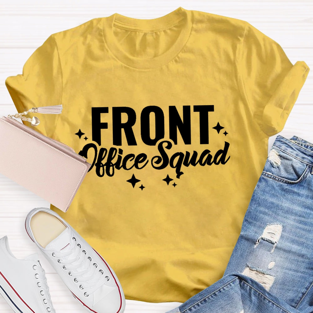Front Office Squad Letters T-shirt