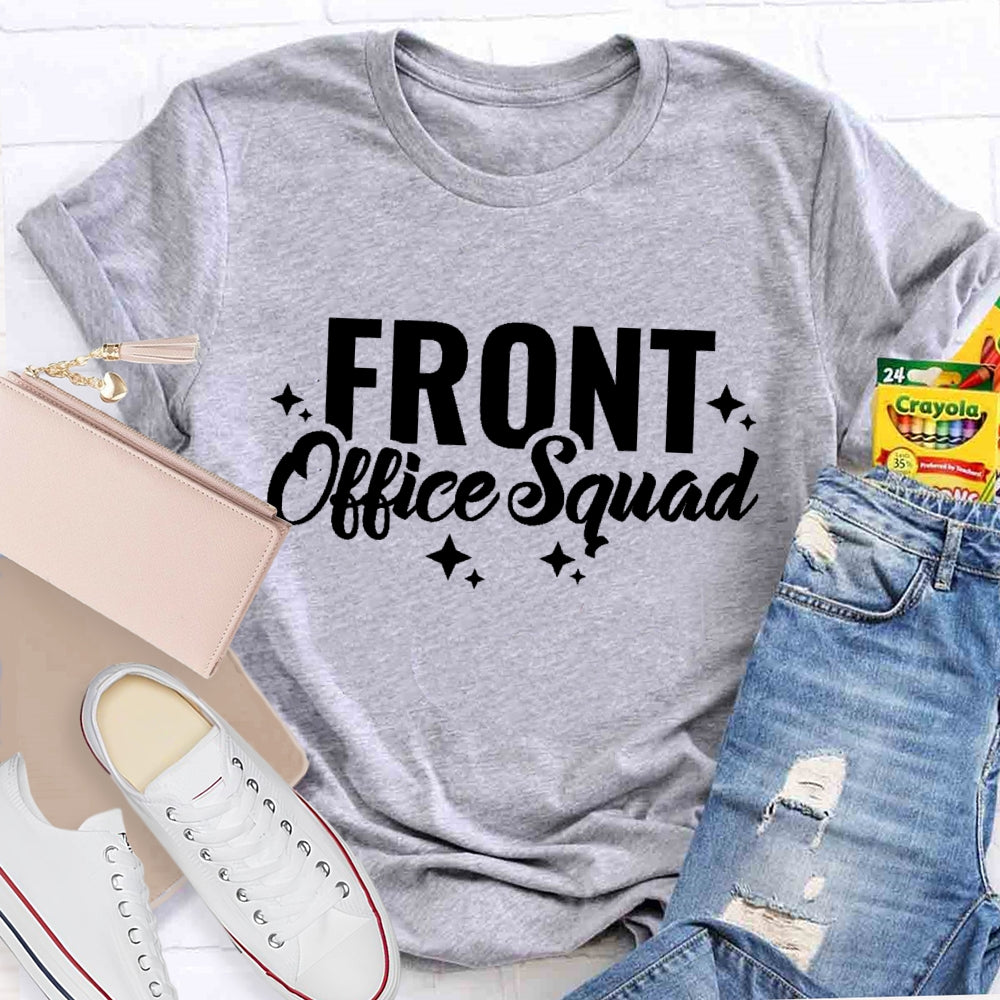 Front Office Squad Letters T-shirt