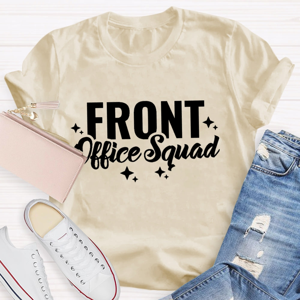 Front Office Squad Letters T-shirt