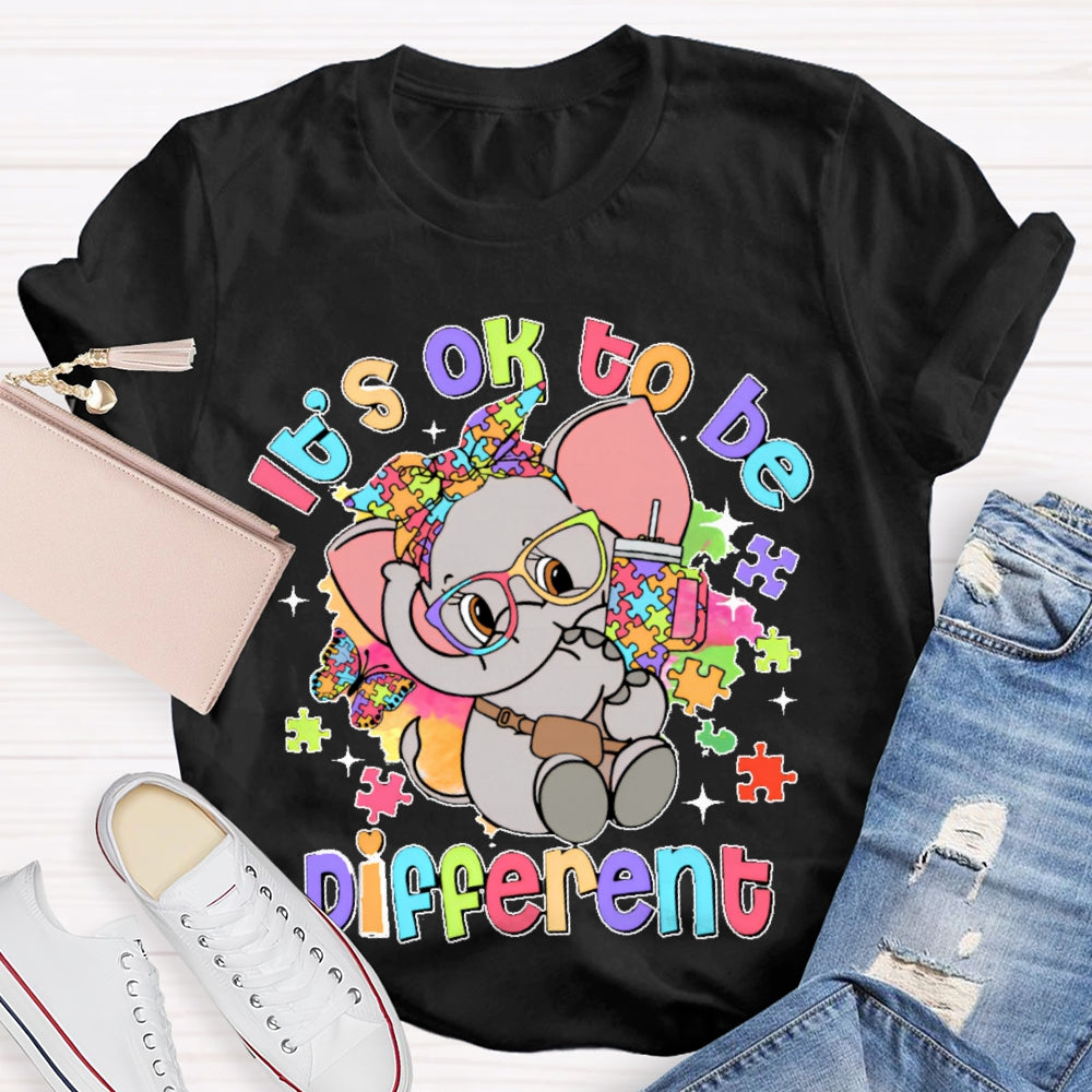 It’s OK To Be Different Elephant T-shirt