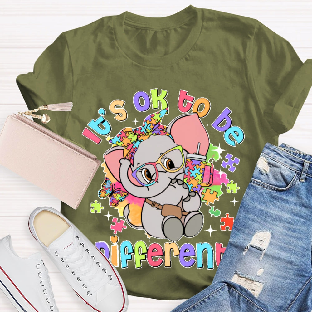 It’s OK To Be Different Elephant T-shirt
