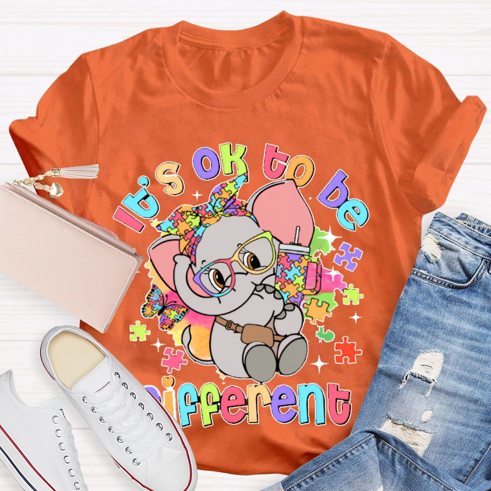 It’s OK To Be Different Elephant T-shirt