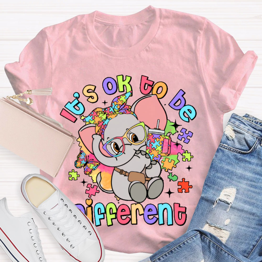 It’s OK To Be Different Elephant T-shirt