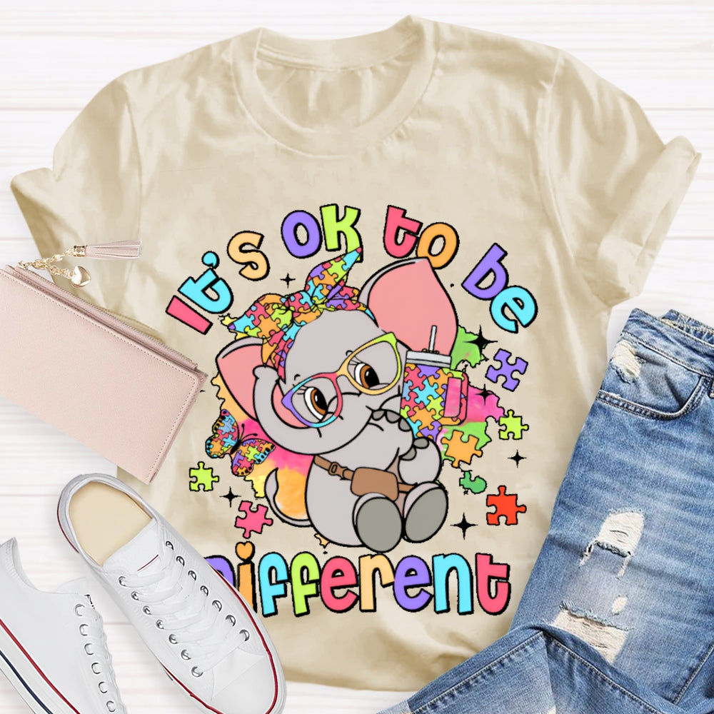 It’s OK To Be Different Elephant T-shirt