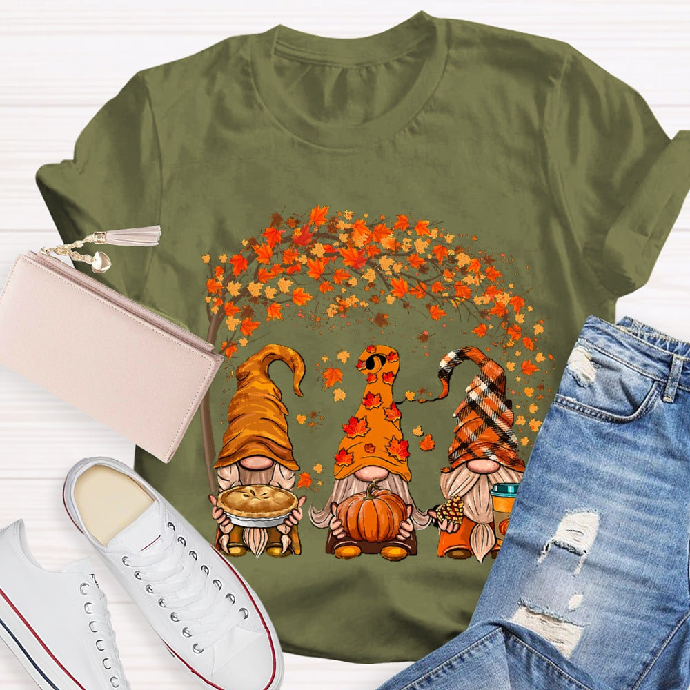 Autumn Gnome Happy Fall Y'all T-shirt