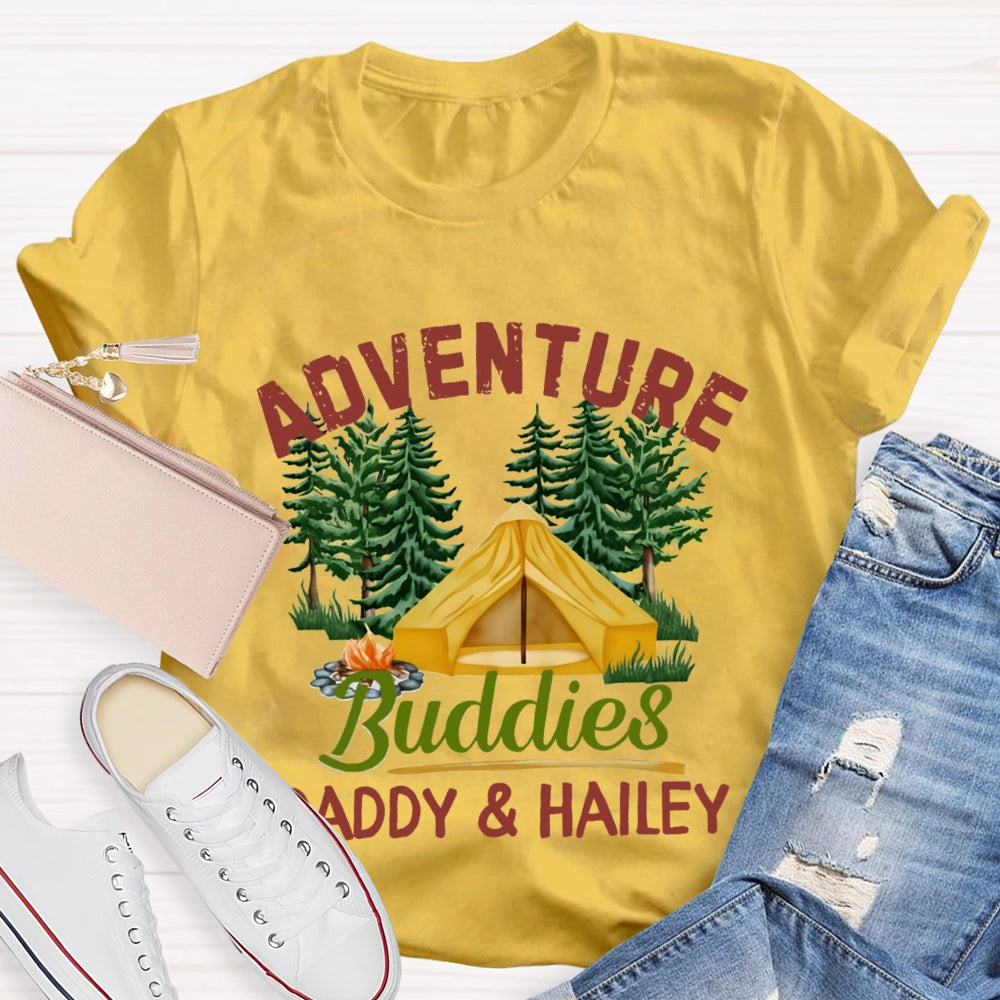 Personalized Name Adventure Buddies T-Shirt