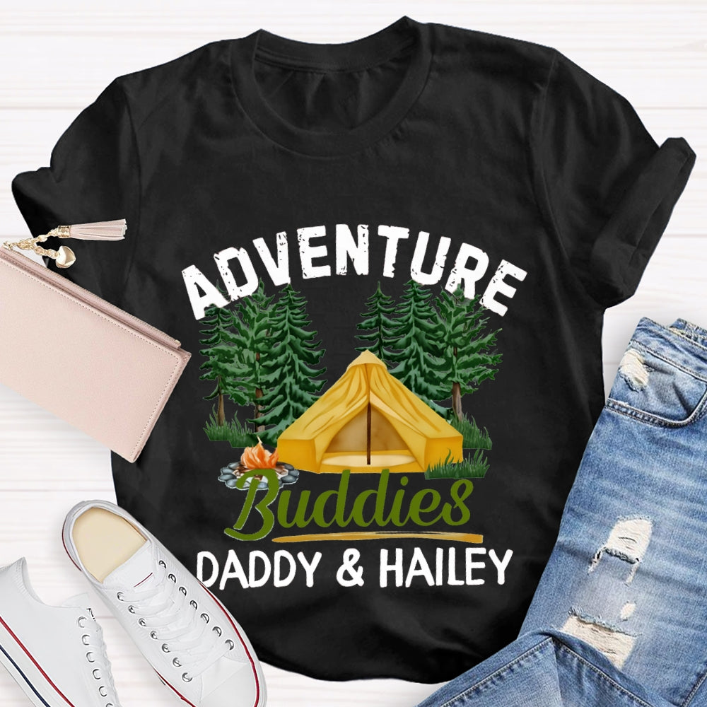 Personalized Name Adventure Buddies T-Shirt