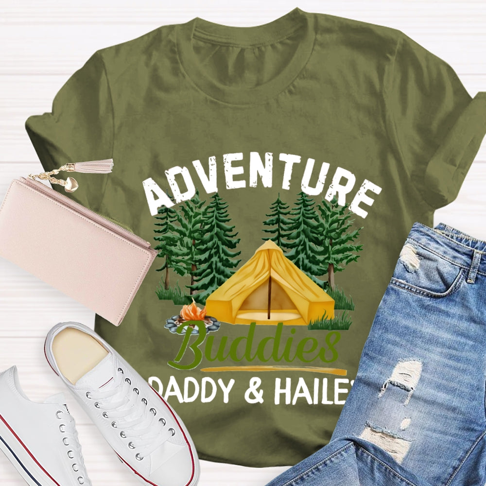 Personalized Name Adventure Buddies T-Shirt