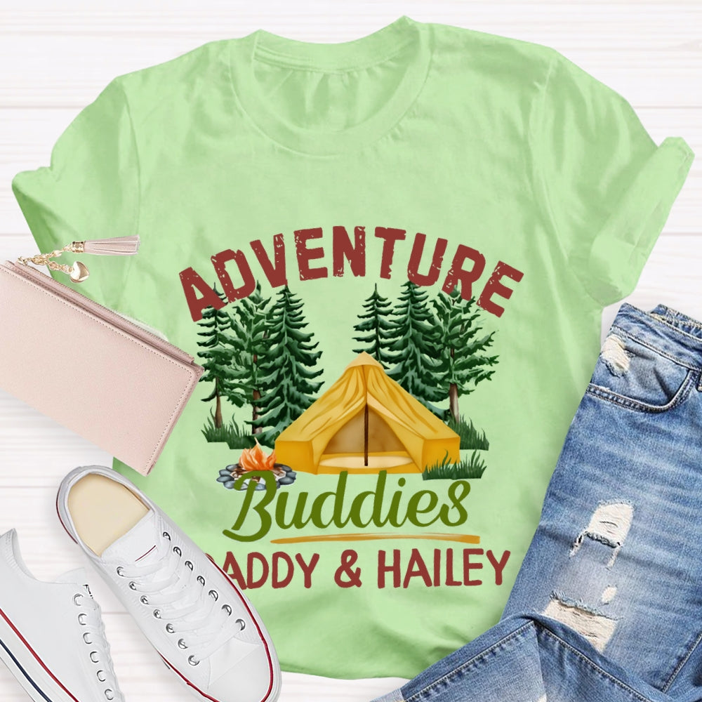 Personalized Name Adventure Buddies T-Shirt