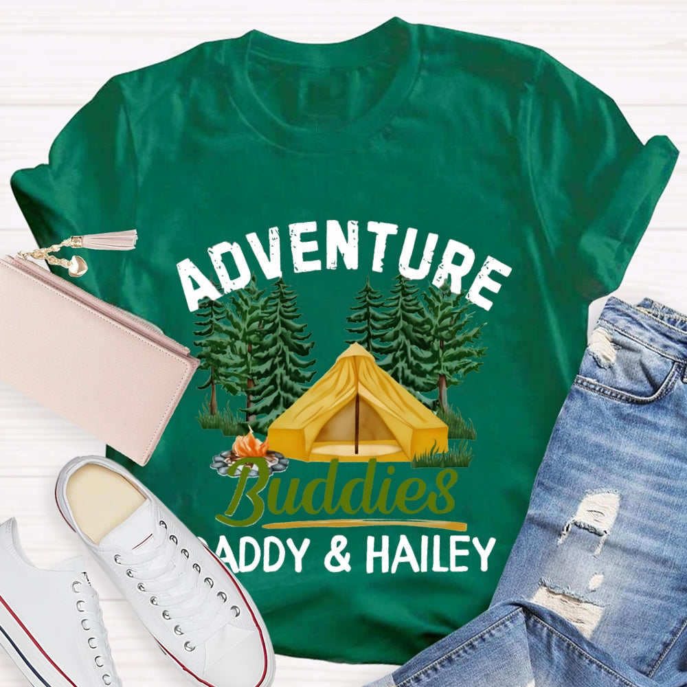 Personalized Name Adventure Buddies T-Shirt