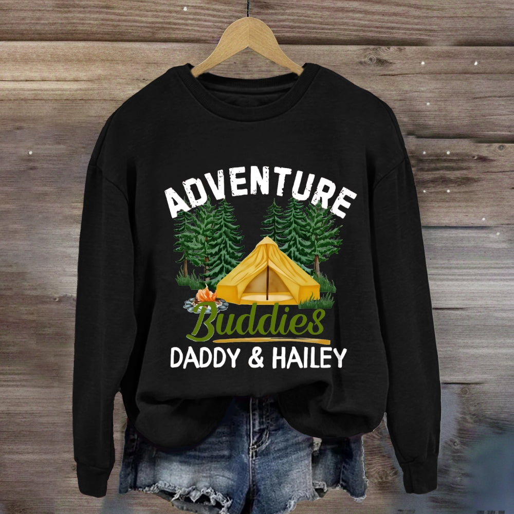 Personalized Name Adventure Buddies Sweatshirt
