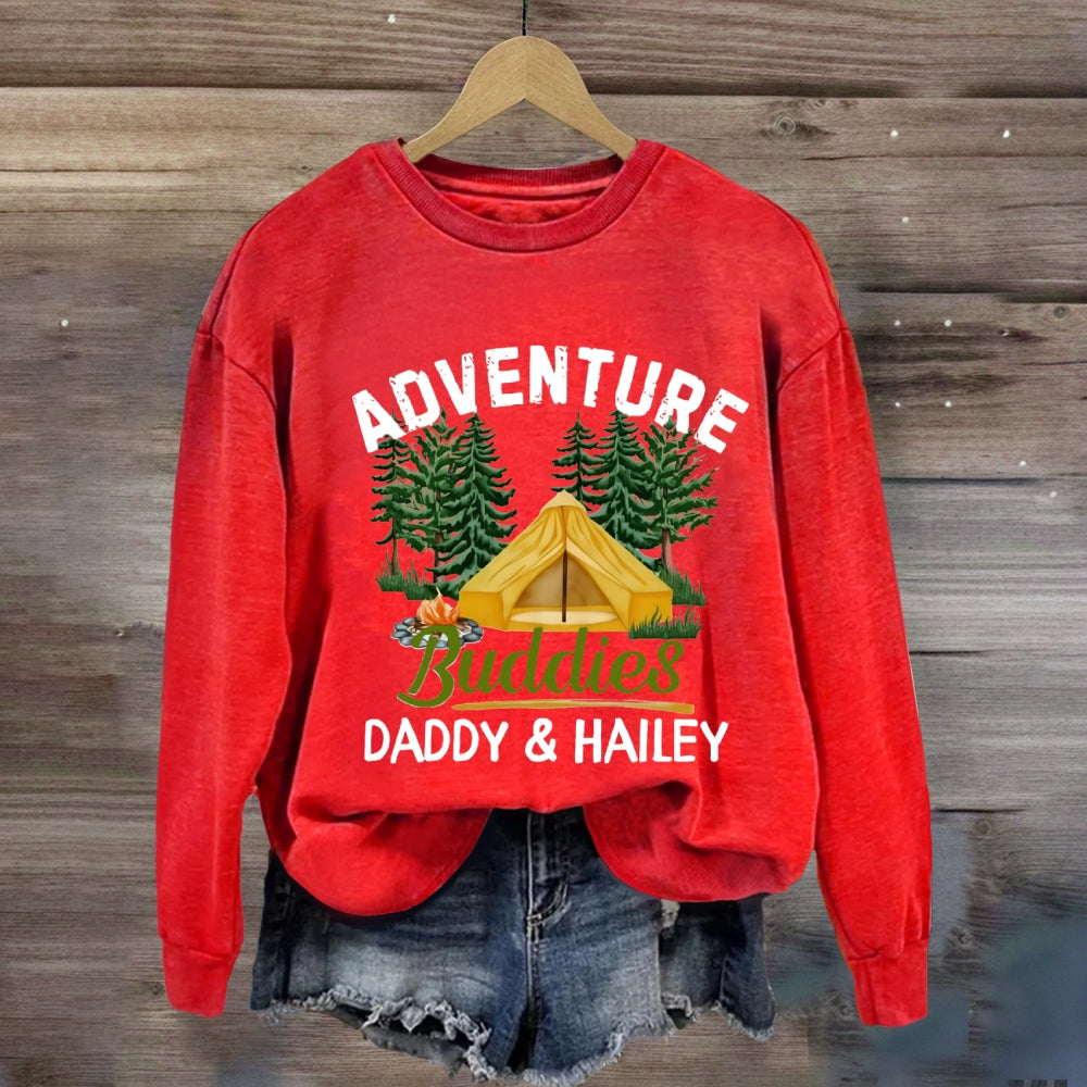 Personalized Name Adventure Buddies Sweatshirt