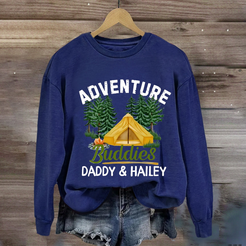 Personalized Name Adventure Buddies Sweatshirt