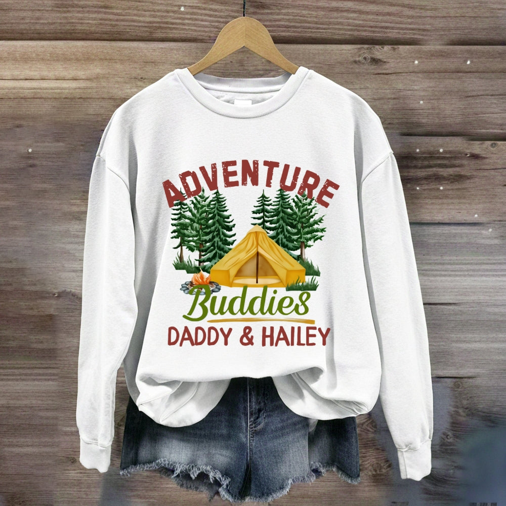 Personalized Name Adventure Buddies Sweatshirt