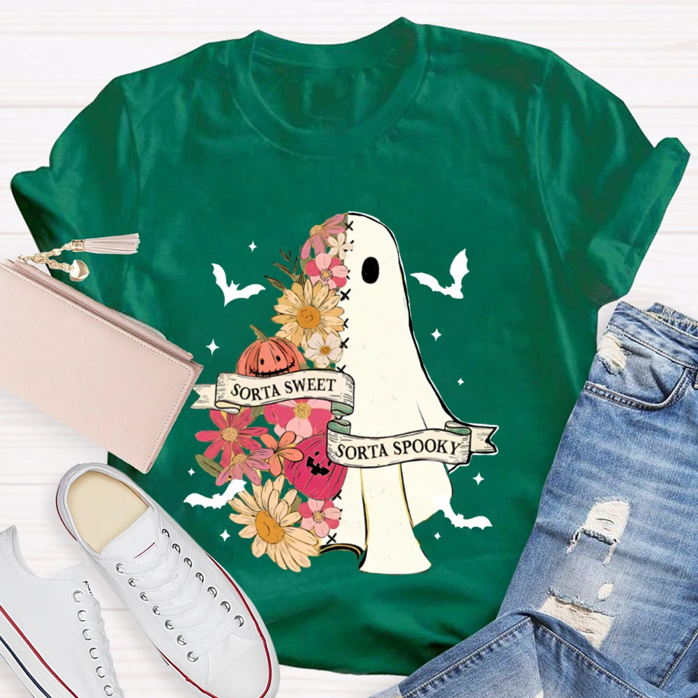 Sorta Sweet Sorta Spooky Halloween Teacher T-Shirt