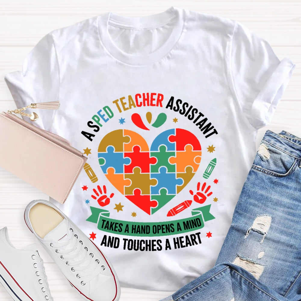 Sped Teacher Takes A Hand Opens A Mind T-shirt