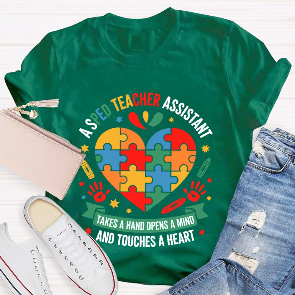 Sped Teacher Takes A Hand Opens A Mind T-shirt