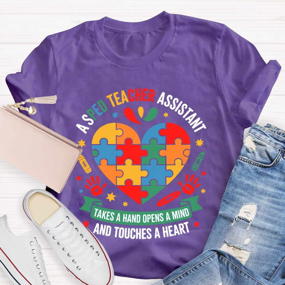 Sped Teacher Takes A Hand Opens A Mind T-shirt