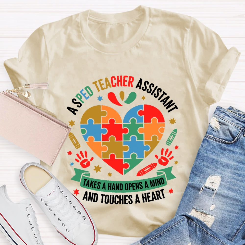 Sped Teacher Takes A Hand Opens A Mind T-shirt