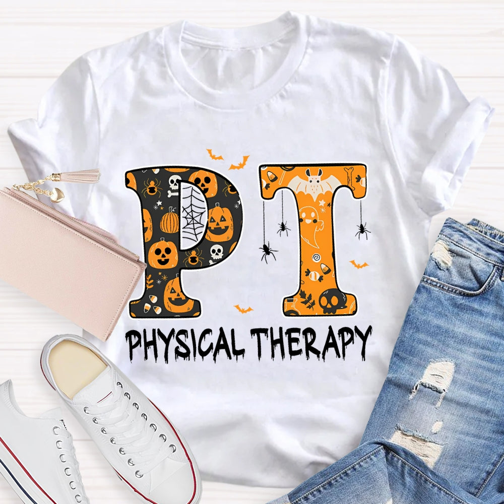 Physical Therapy Horror Atmosphere Halloween T-shirt
