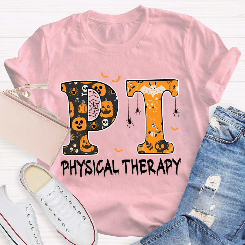 Physical Therapy Horror Atmosphere Halloween T-shirt